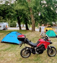 Motorradcamping in Icici - Kroatien